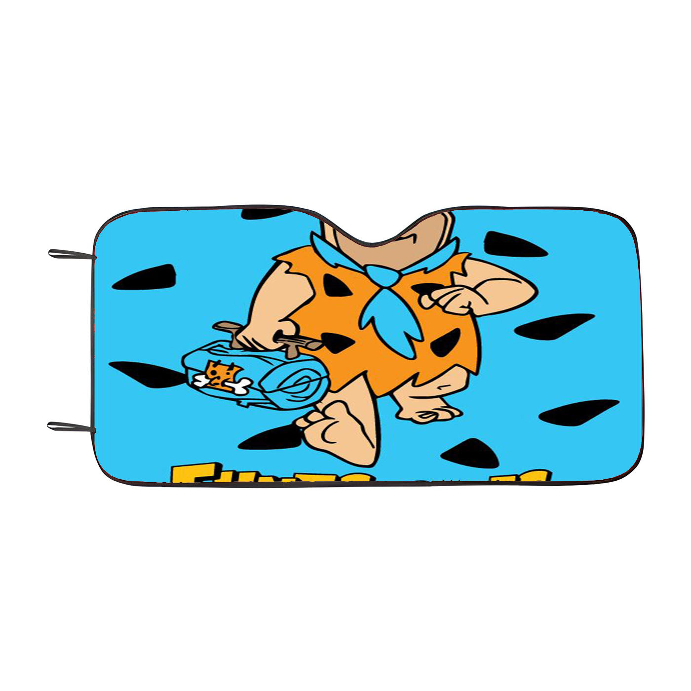 Fred Flintstone Pattern Car Windshield Sunshade