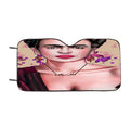 Frida Kahlo Art Face Car Windshield Sunshade