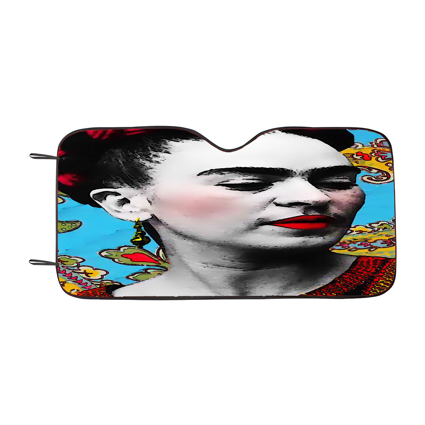 Frida Kalo Art Car Windshield Sunshade