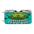 Frog To Our Pad Car Windshield Sunshade