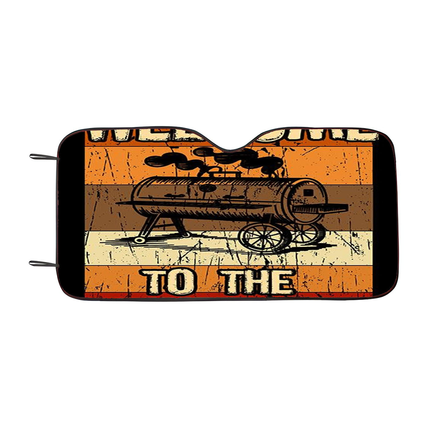 Funny Bbq Car Windshield Sunshade