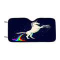 Galaxy Rainbow Unicorn Car Windshield Sunshade