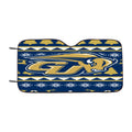 Gallaudet University Christmas Sweater Car Windshield Sunshade