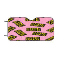 Game Over Pink Pattern Car Windshield Sunshade