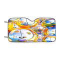 Garfield Halloween Balloon Car Windshield Sunshade