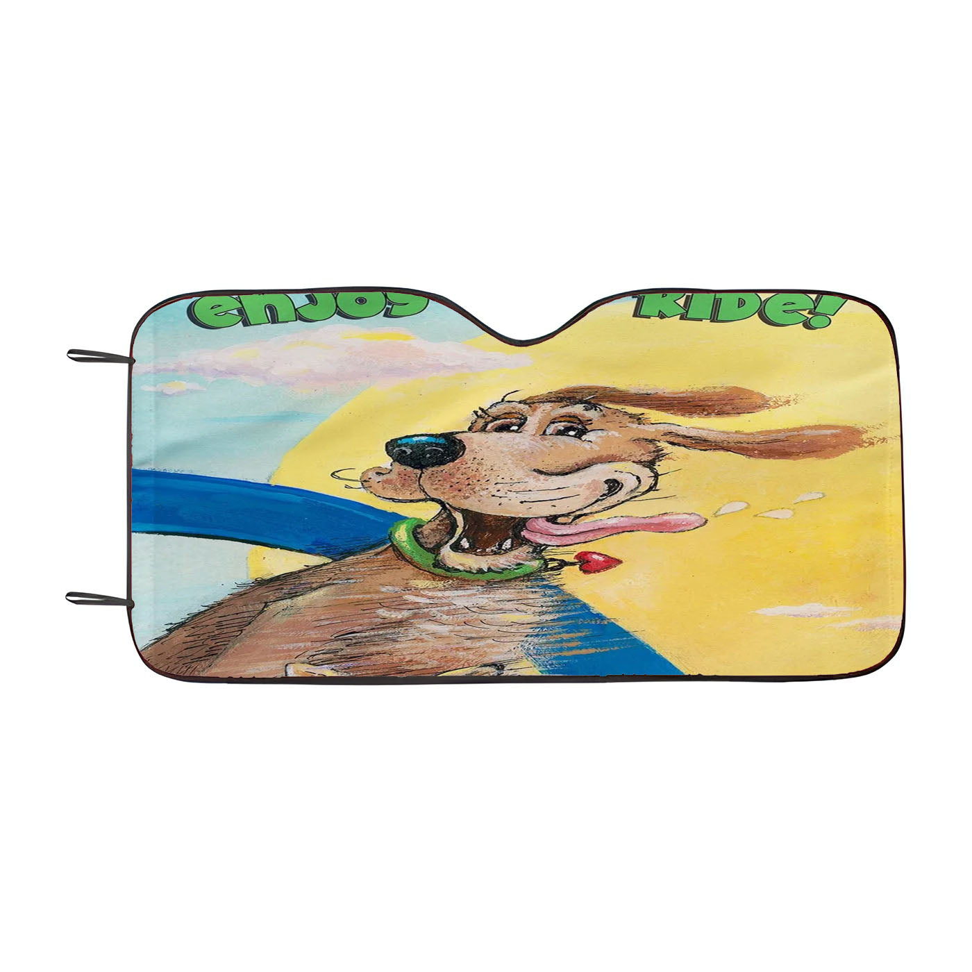 Gary Patterson Funny Dog Car Windshield Sunshade
