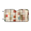 Geometric Watercolor Car Windshield Sunshade