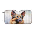 German Shepherd Car Windshield Sunshade
