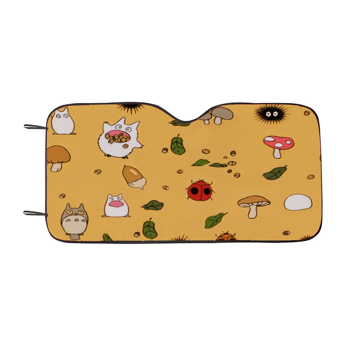 Ghibli Pattern Studio Car Windshield Sunshade