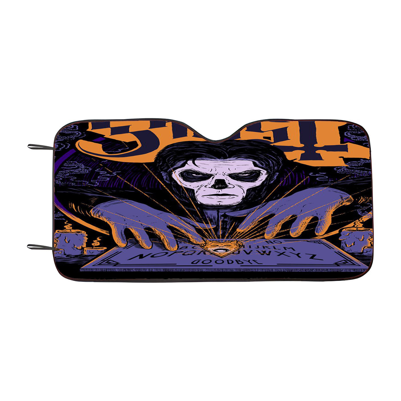 Ghost Band Illustration Of Dark Car Windshield Sunshade