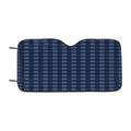 Gingham Plaid Pattern Car Windshield Sunshade