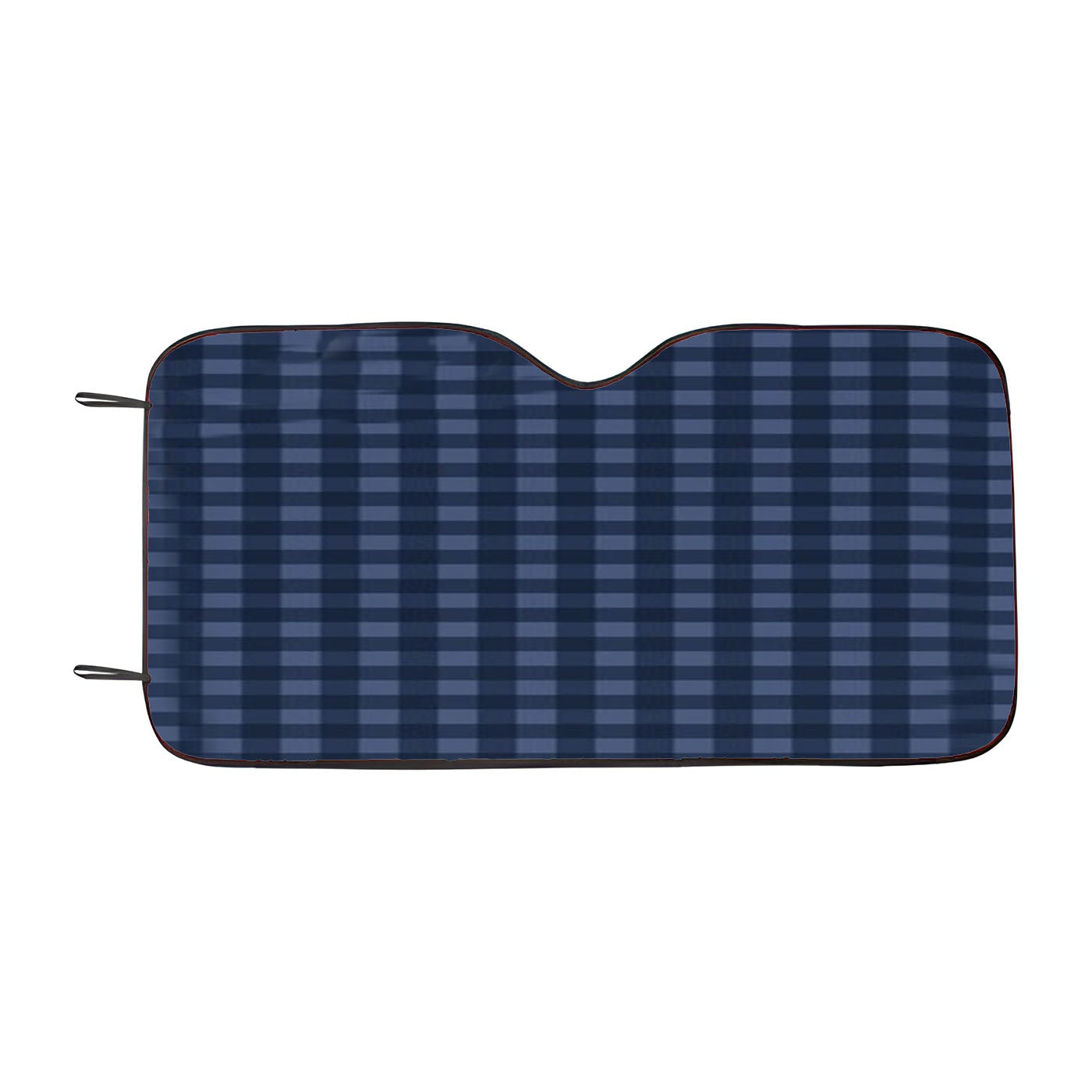 Gingham Plaid Pattern Car Windshield Sunshade