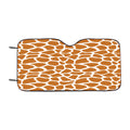 Giraffe Skin Seamless Pattern Car Windshield Sunshade