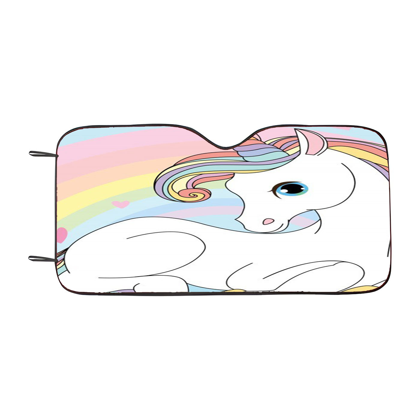 Girly Unicorn Car Windshield Sunshade