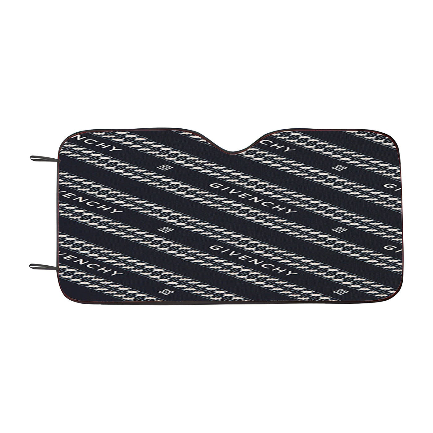 Givenchy Paris Logo Pattern Car Windshield Sunshade