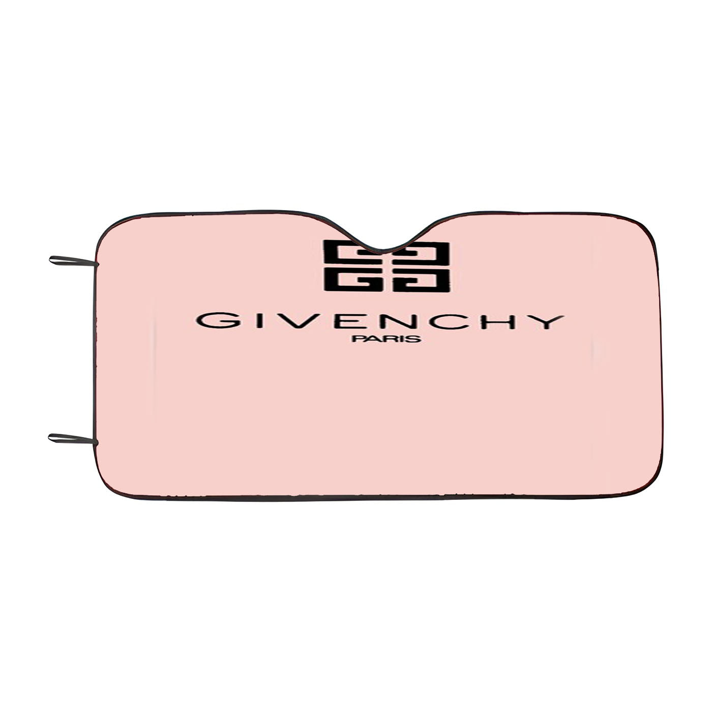 Givenchy Paris Logo Pink Car Windshield Sunshade
