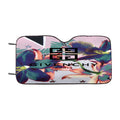 Givenchy Paris Scarf Light Pink Ultra Paradise Flowers Car Windshield Sunshade