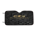Gold Balenciaga Paris Black Prism Car Windshield Sunshade