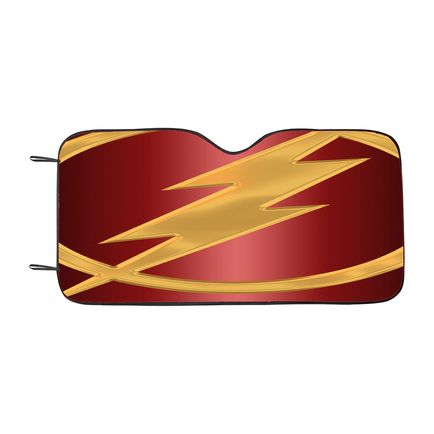 Gold Flash Logo Car Windshield Sunshade