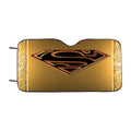 Gold Superman Logo Car Windshield Sunshade