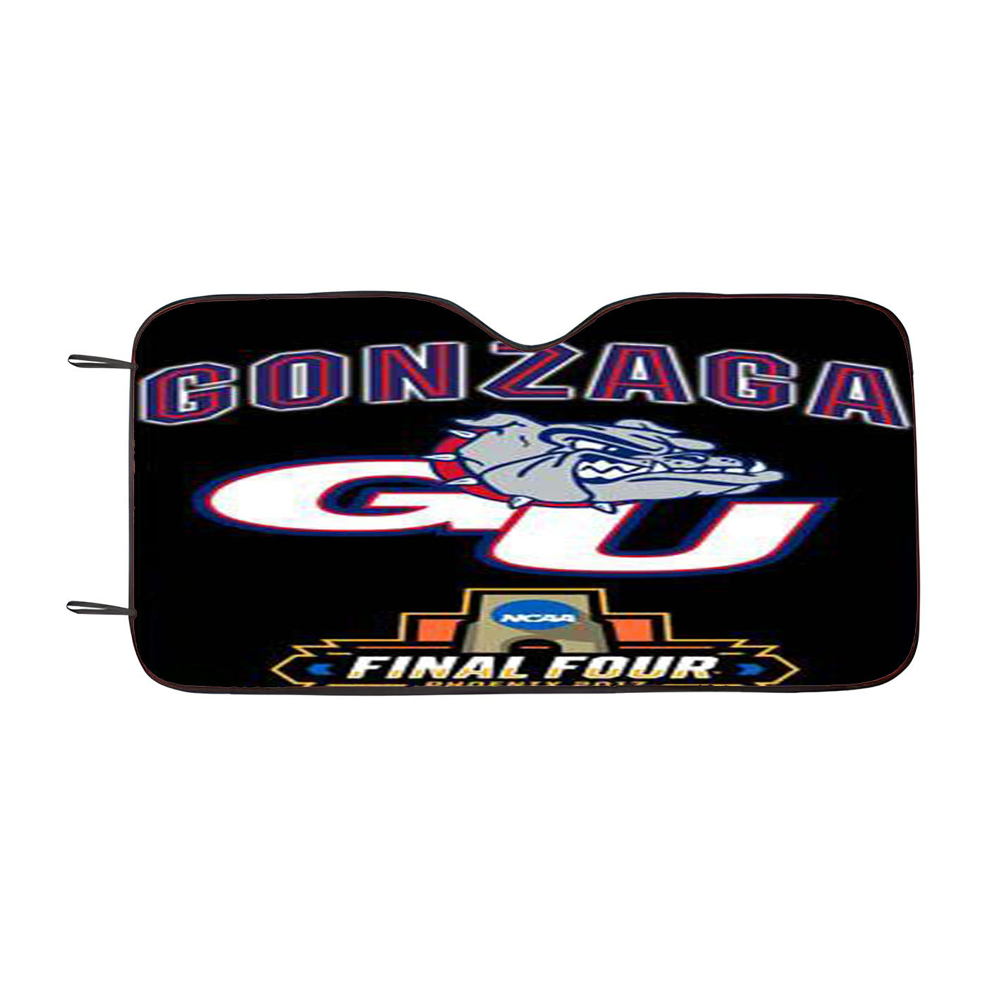 Gonzaga Final Four Champion Car Windshield Sunshade