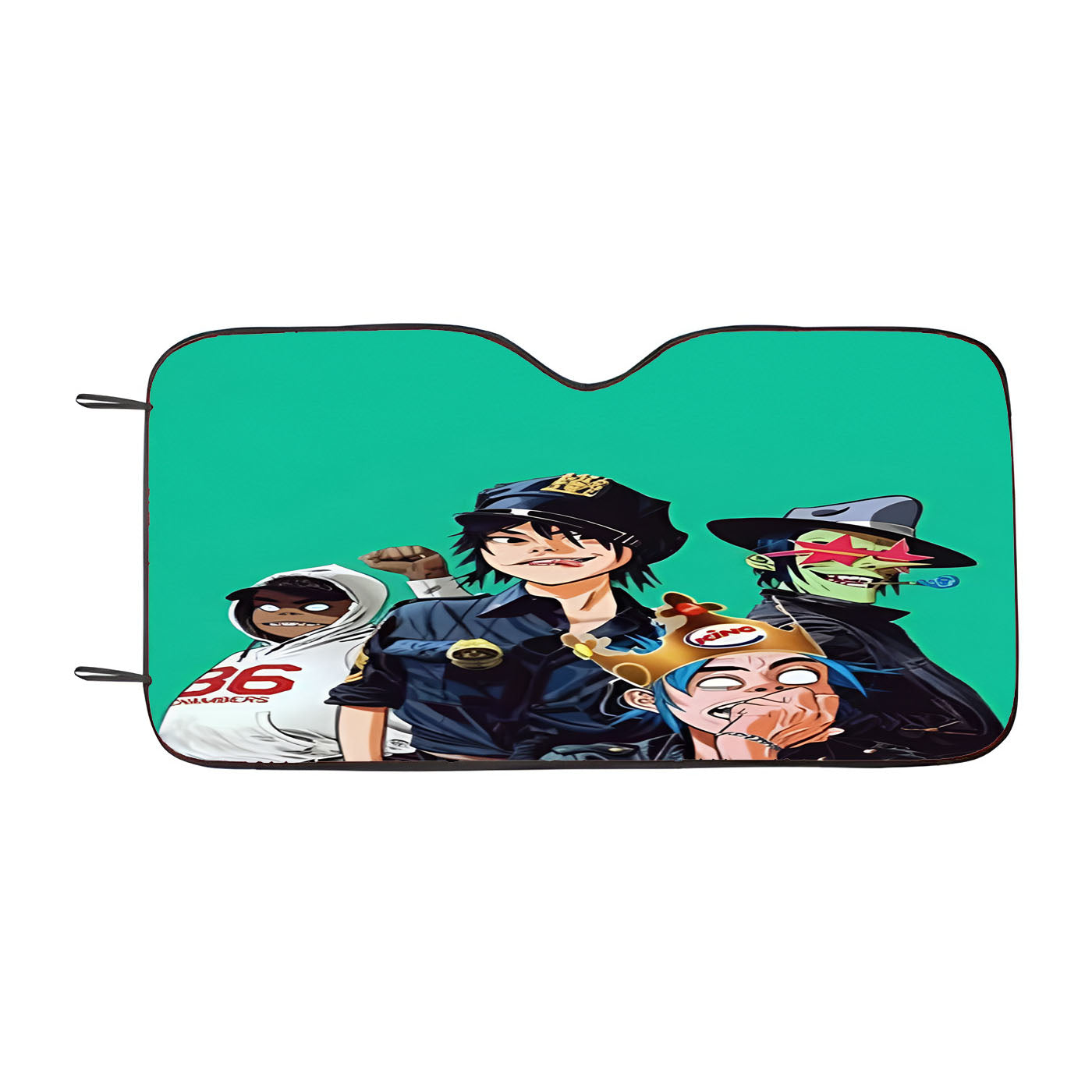 Gorillaz Band Car Windshield Sunshade