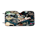 Gorillaz Pattern Face Car Windshield Sunshade