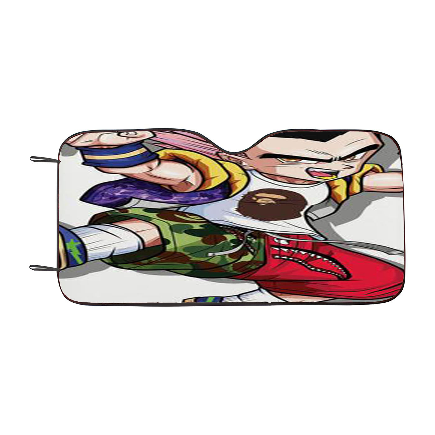 Gotenks X Bape Car Windshield Sunshade