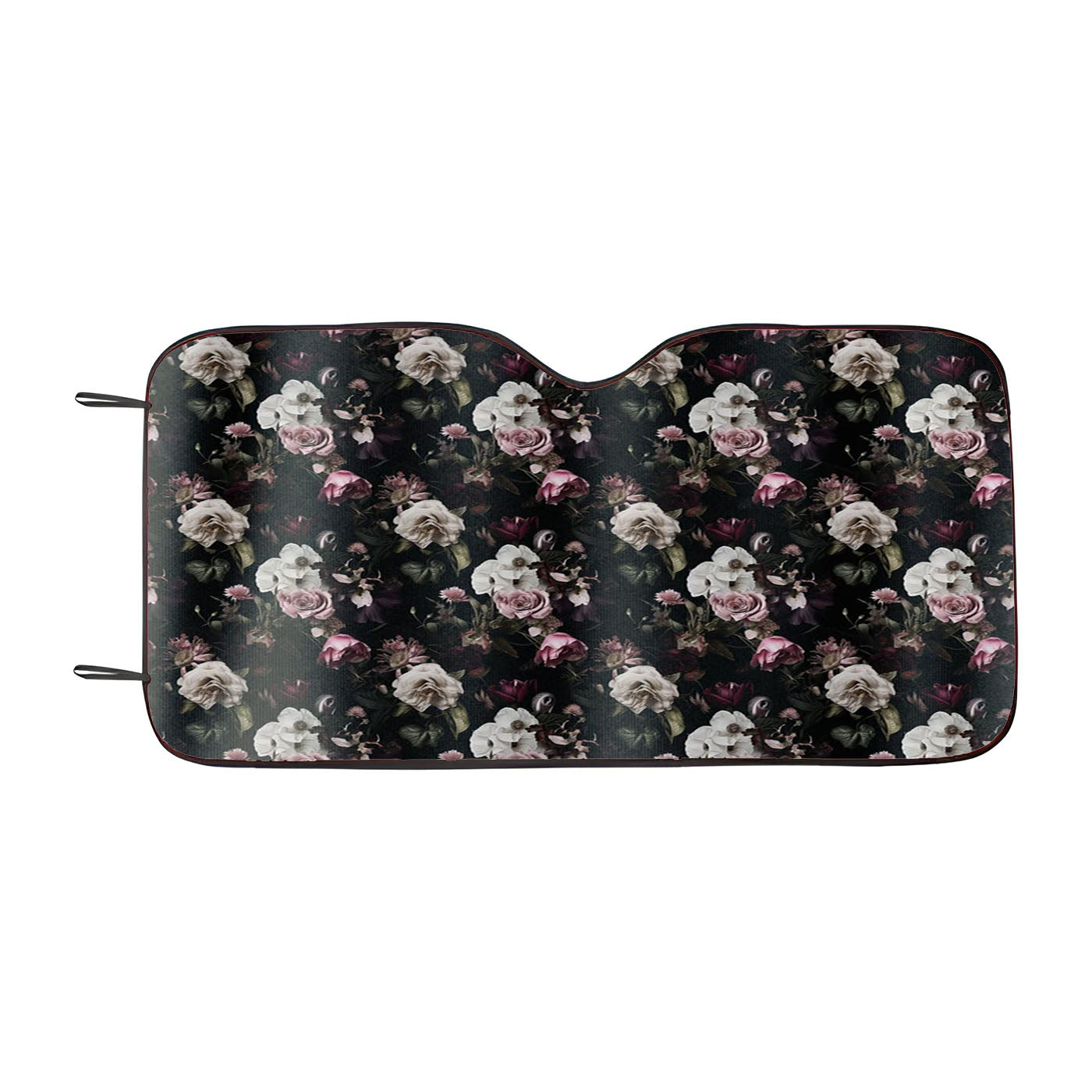 Gothic Floral Car Windshield Sunshade