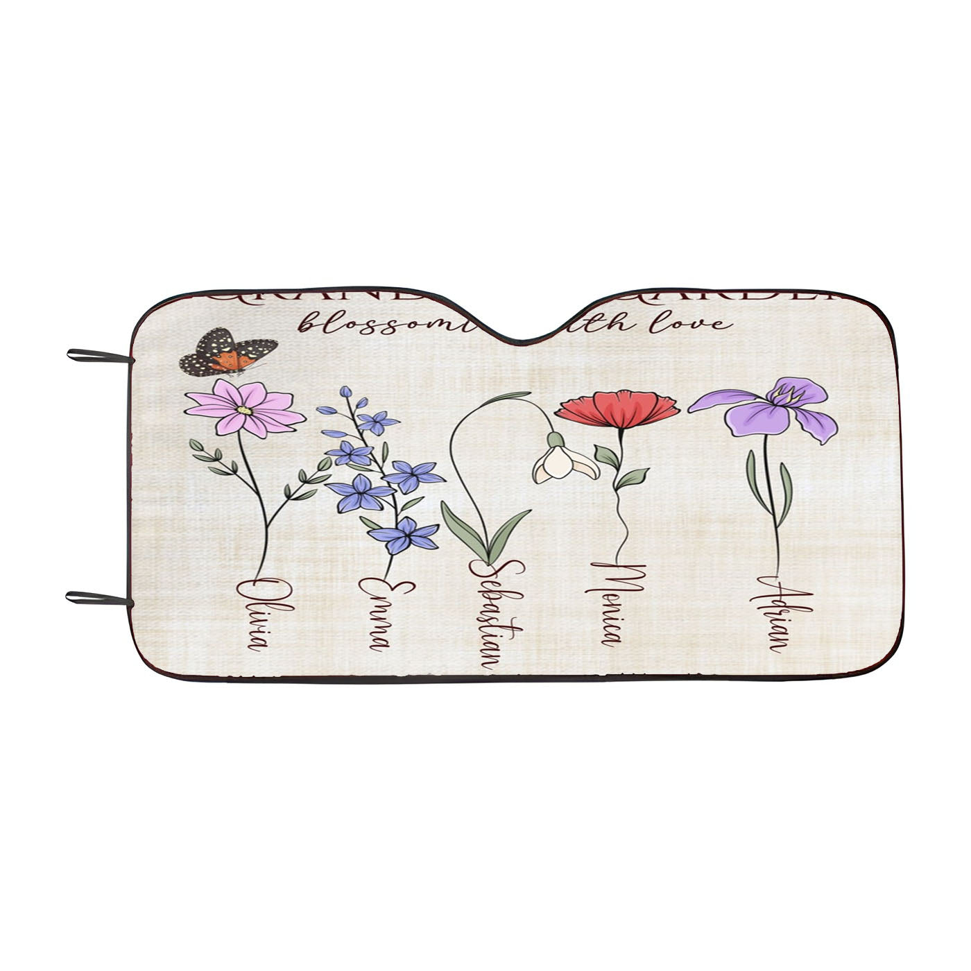 Grandma Garden Car Windshield Sunshade