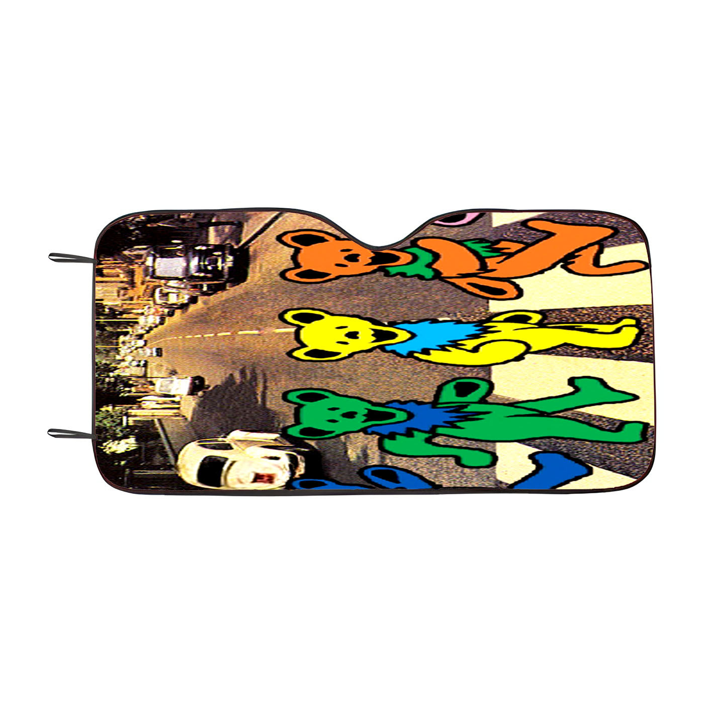 Grateful Dead Bear The Beatle Car Windshield Sunshade