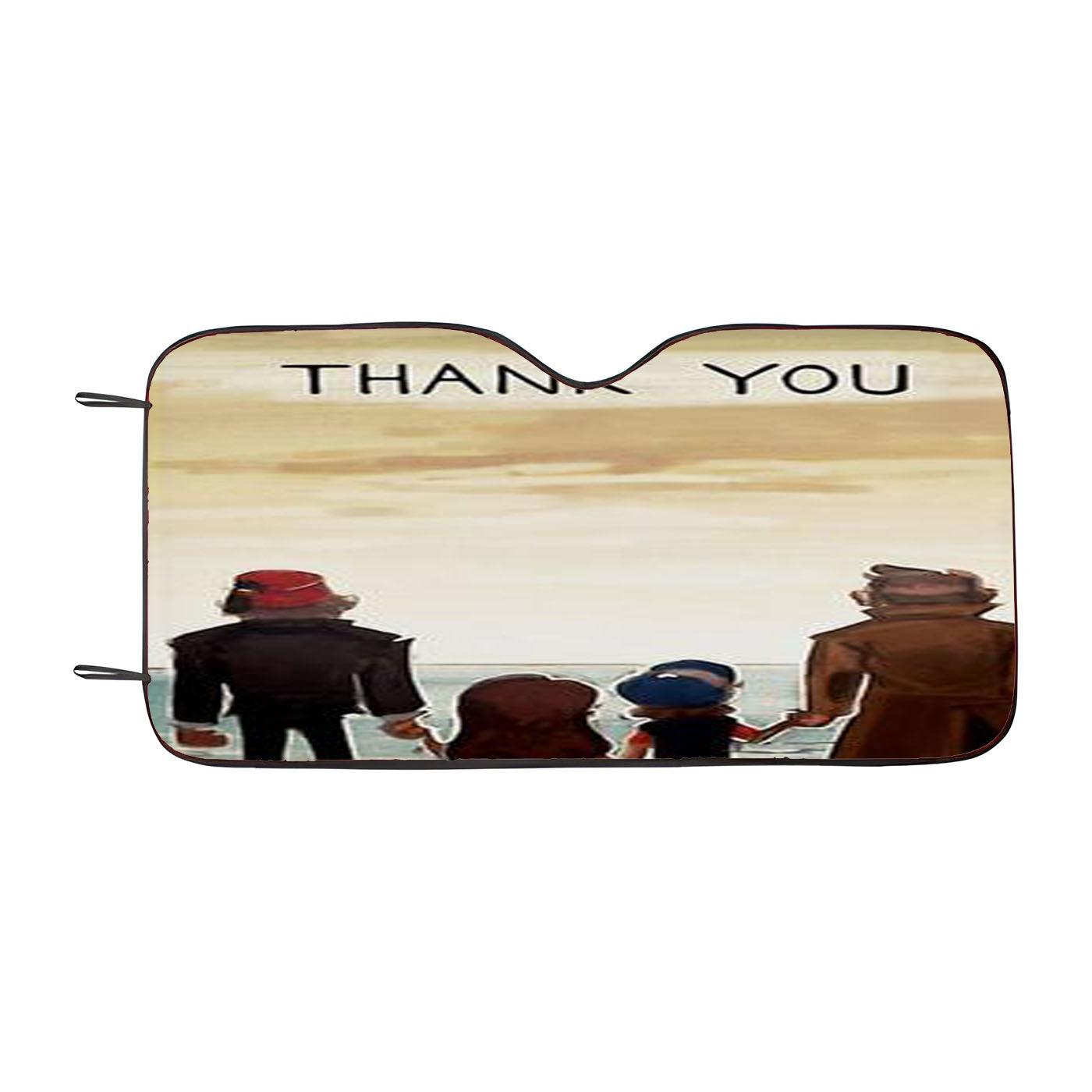 Gravity Falls Thank You Car Windshield Sunshade