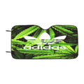 Green Adidas Weed Pattern Car Windshield Sunshade