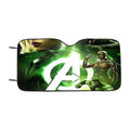 Green Avengers End Game Car Windshield Sunshade