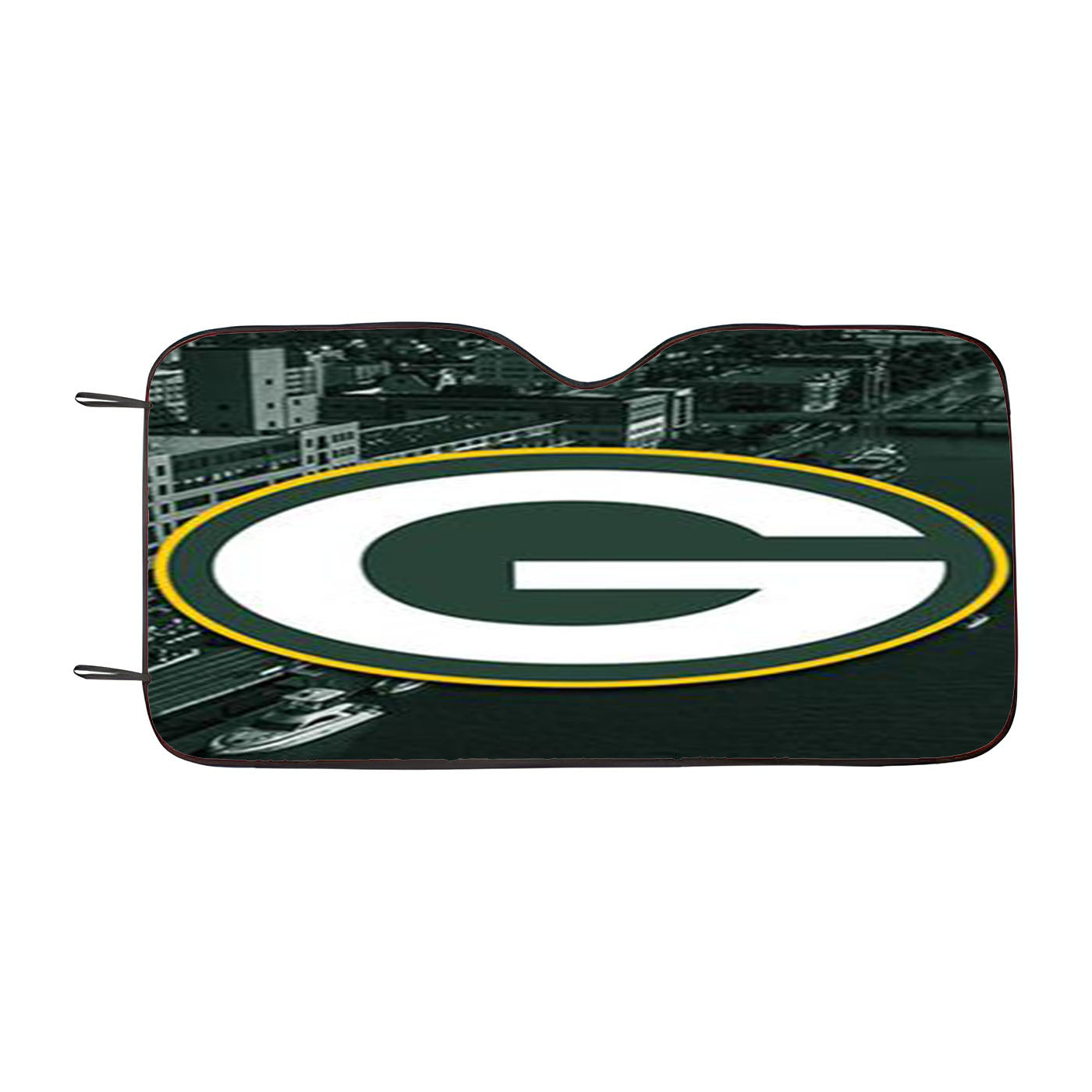 Green Bay Packers Emblem Car Windshield Sunshade