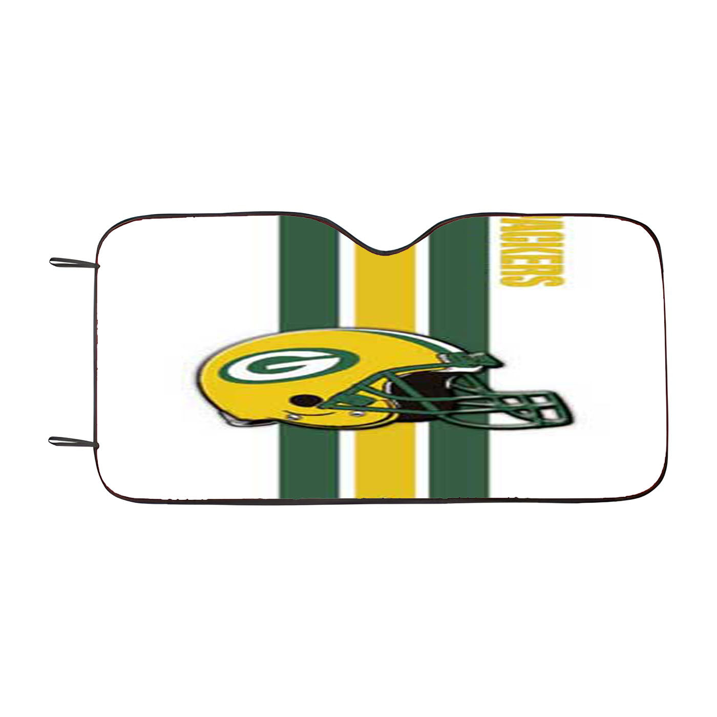 Green Bay Packers Middle Stripe Car Windshield Sunshade
