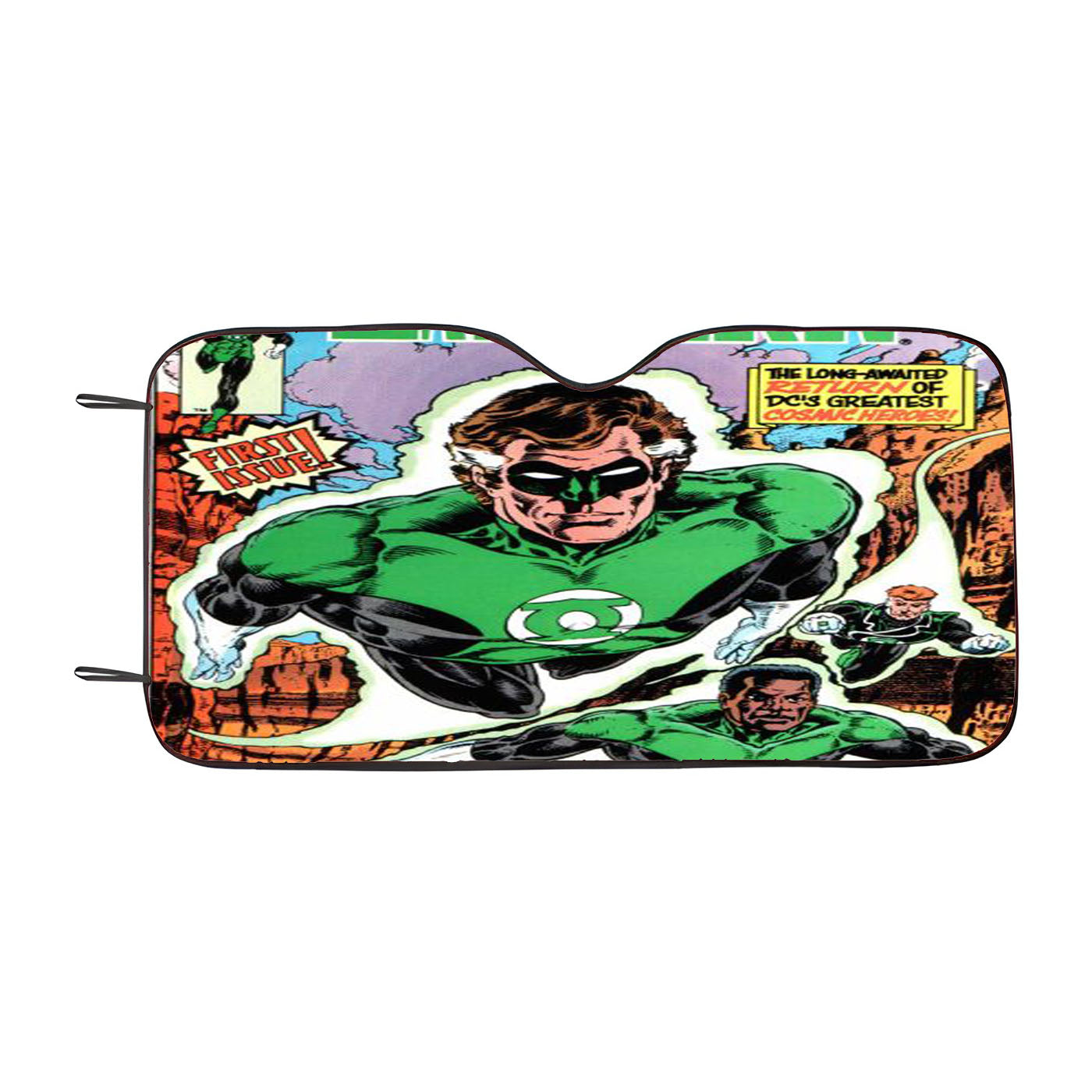Green Lantern Hal Jordan 2 Car Windshield Sunshade