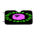 Green Pink Bape Style Car Windshield Sunshade