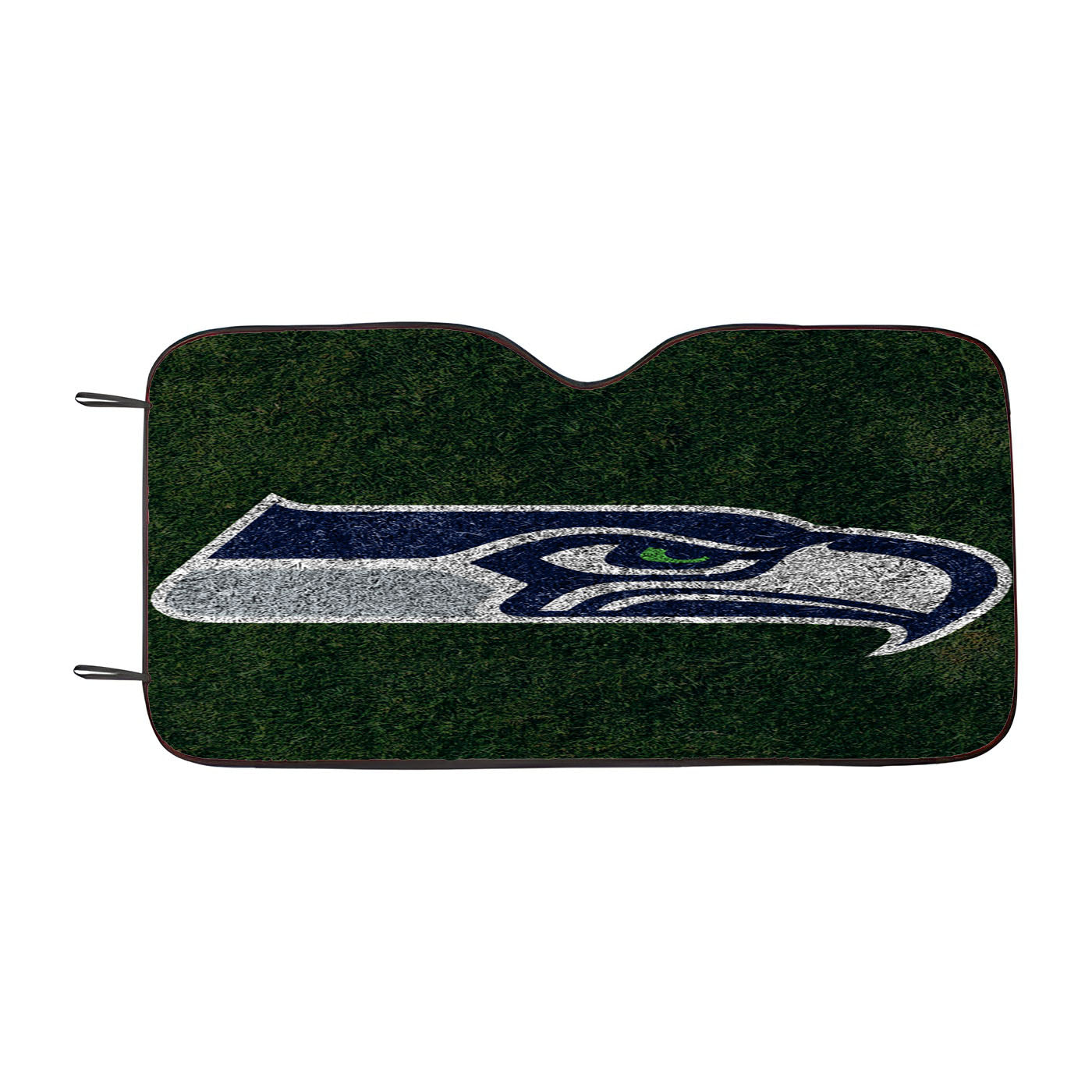 Green Seattle Seahawks Logo Car Windshield Sunshade