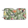 Green Tropical Pattern Car Windshield Sunshade