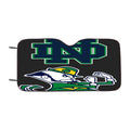 Grey Notre Dame Fighting Irish Car Windshield Sunshade
