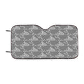 Grey White Sailor Ship Pattern Car Windshield Sunshade