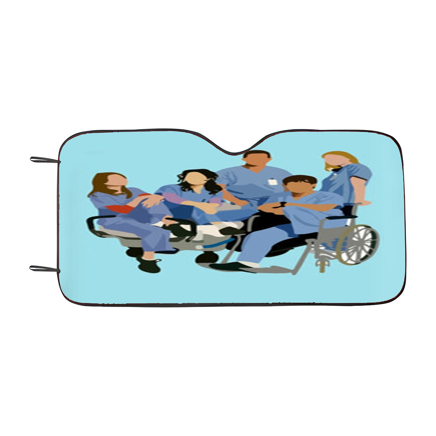 Greys Cast Car Windshield Sunshade