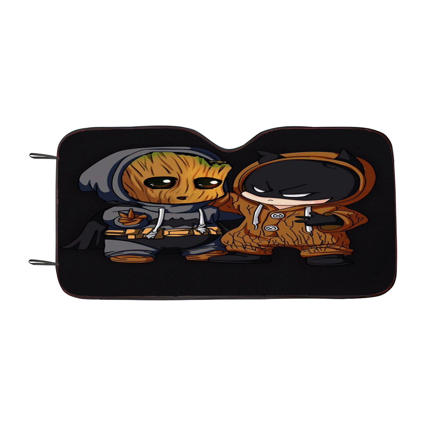 Groot X Batman Children Car Windshield Sunshade