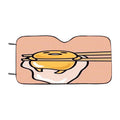 Gudetama Lazy Egg Cute 2 Car Windshield Sunshade