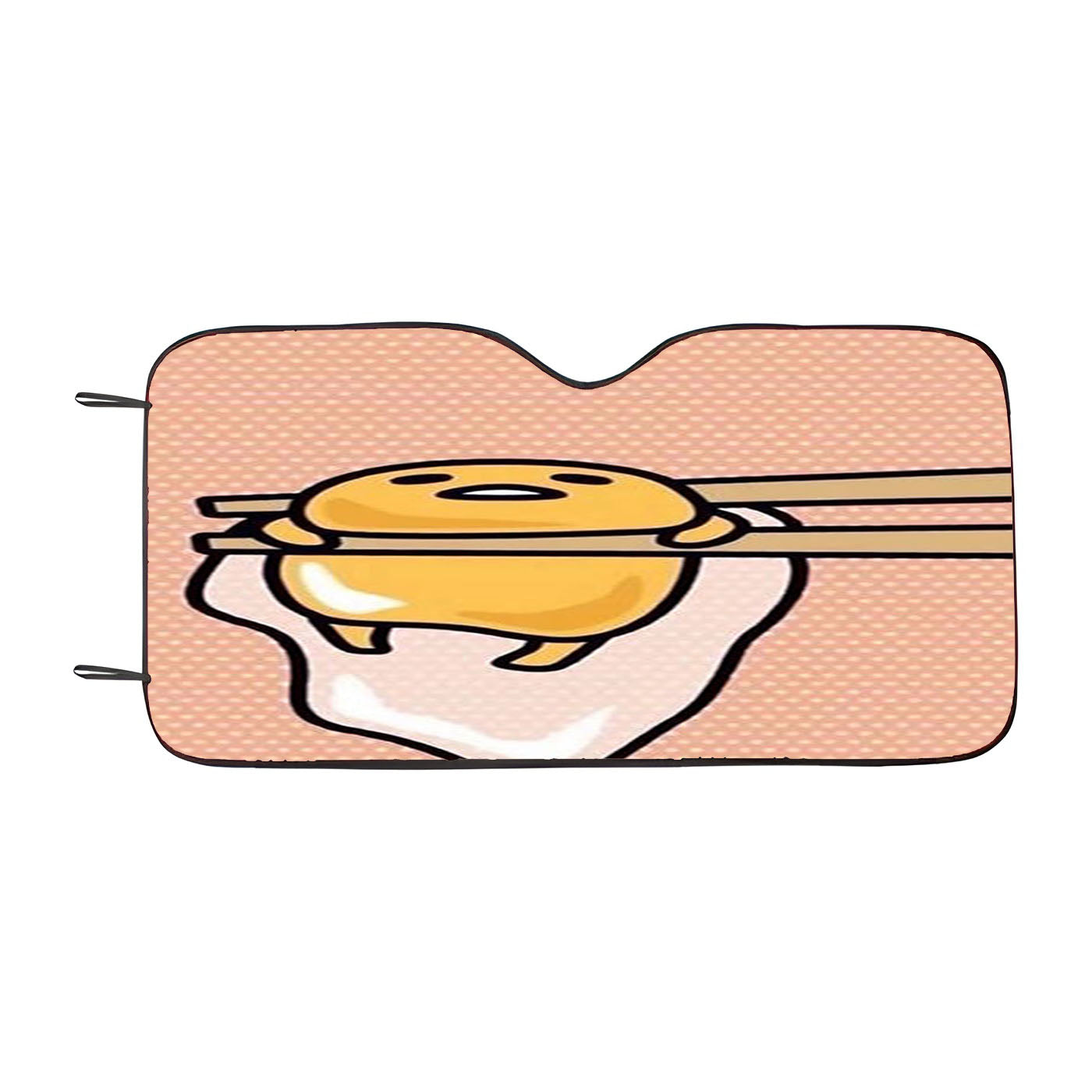 Gudetama Lazy Egg Cute 2 Car Windshield Sunshade