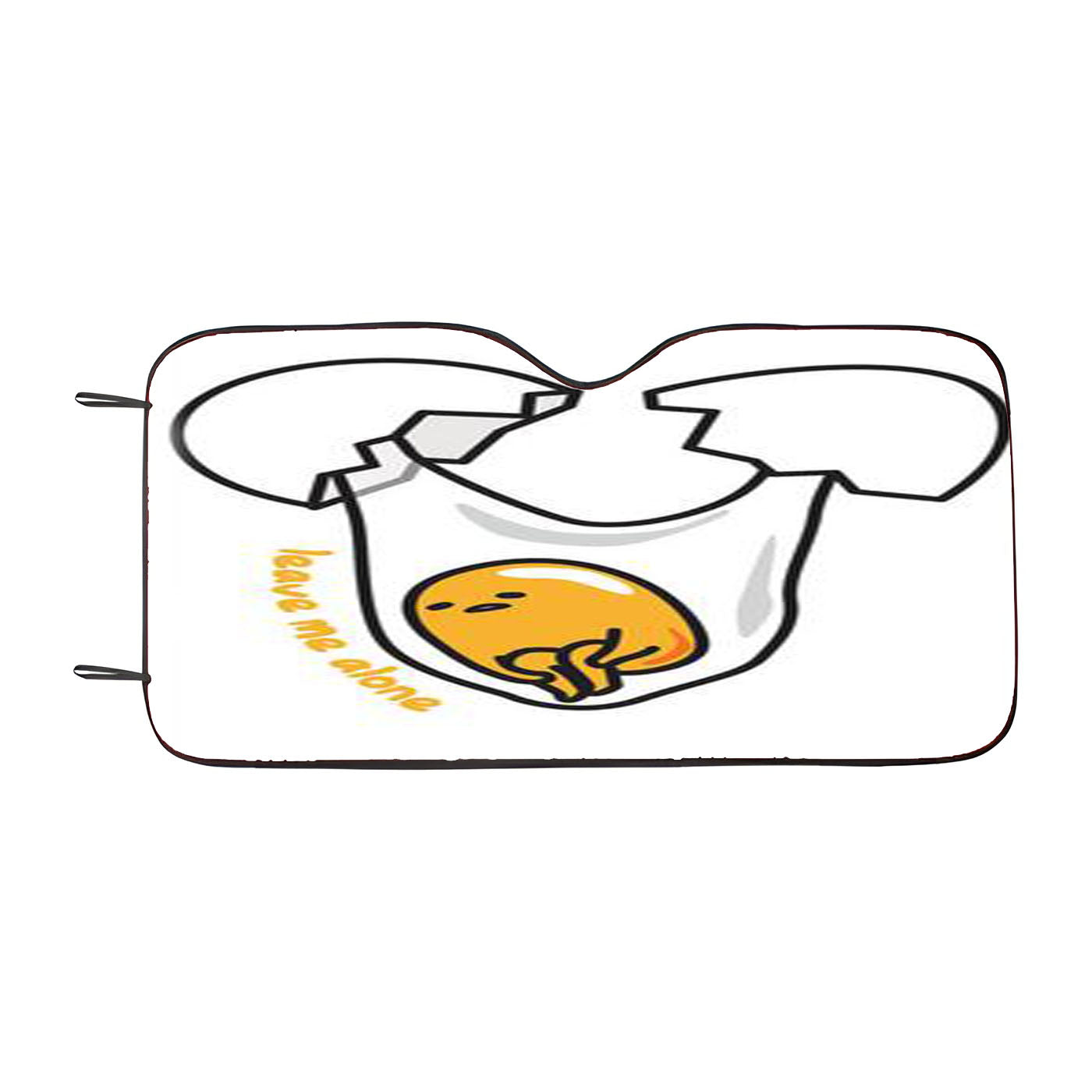 Gudetama Leave Me Alone Car Windshield Sunshade