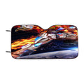 Gundam Fire Blood Car Windshield Sunshade