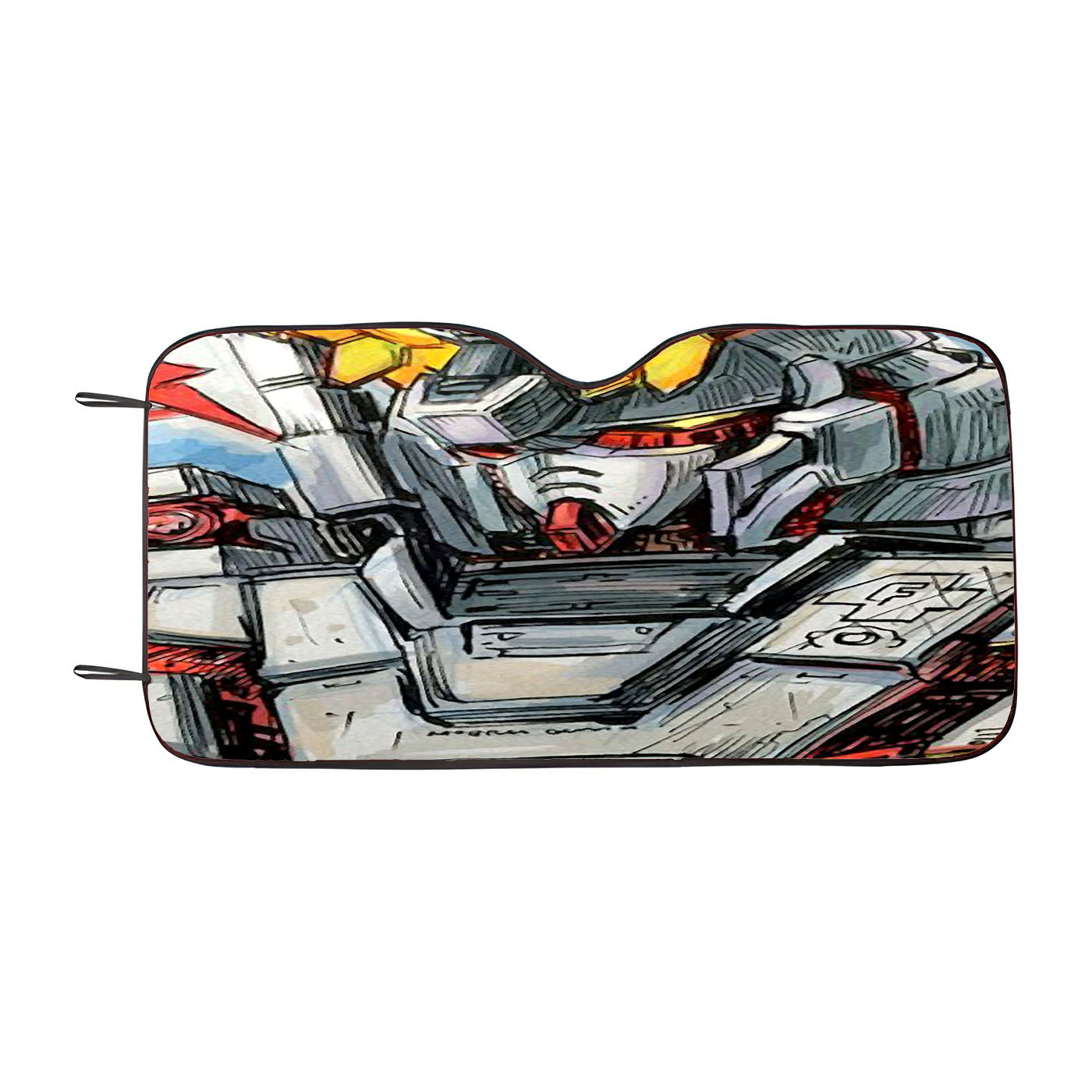 Gundam Sketch Art Car Windshield Sunshade
