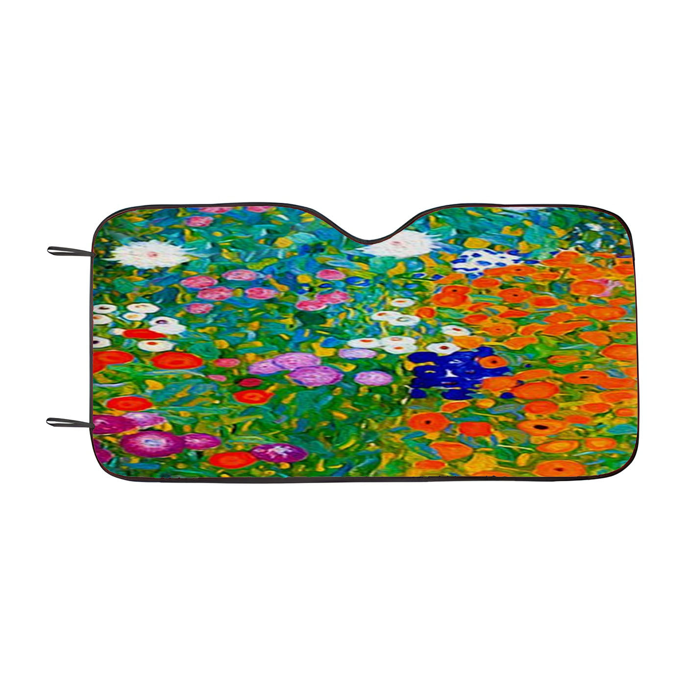 Gustav Klimt Flower Garden Car Windshield Sunshade